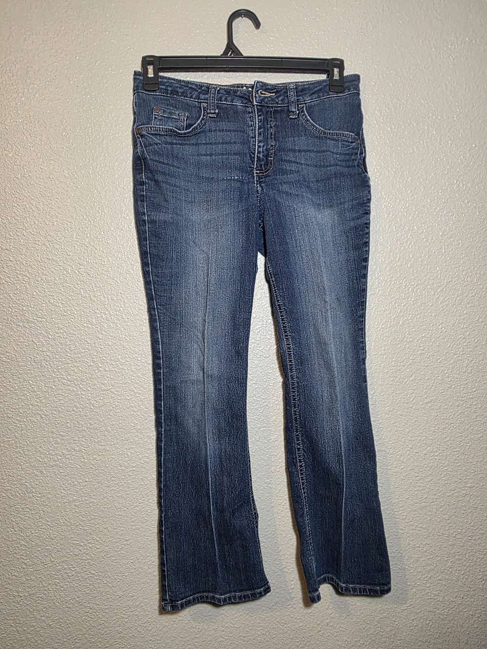 Classic Women's Dark Blue Bootcut Jeans